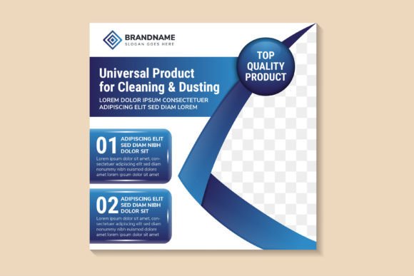 Elevating Product Promotion with the Universal Square Banner Template