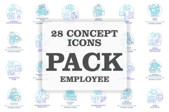 Finding the Right Icon Set: A Closer Look at Employee SVG Concept Icons