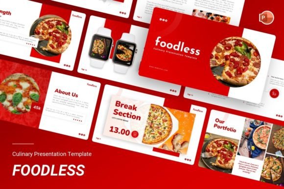 Foodless Culinary Presentation Template: A Foundation for Visual Communication