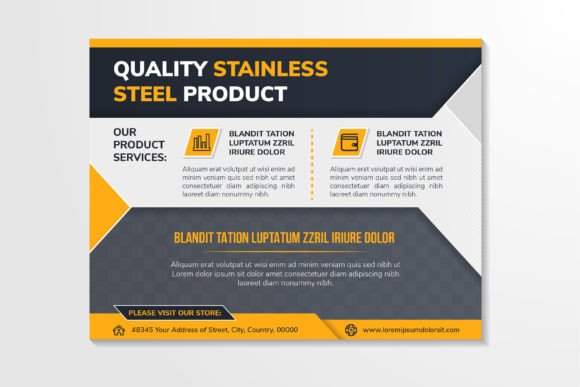 Professional Stainless Steel Product Brochure Template