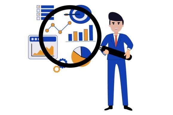 The Art of Seeing Through the Data: Why the Businessman Holding a Magnifying Glass is Your New Essential Skill