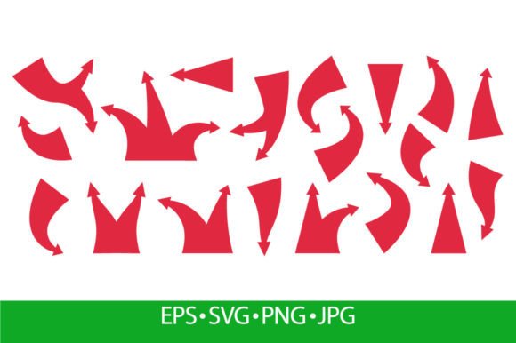 The Power of Red Attack Arrows and Cartoon Pointer Icons for Modern Design