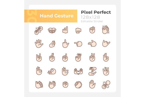 The Unspoken Language: The Power and Precision of Hand Gesture Icon Sets