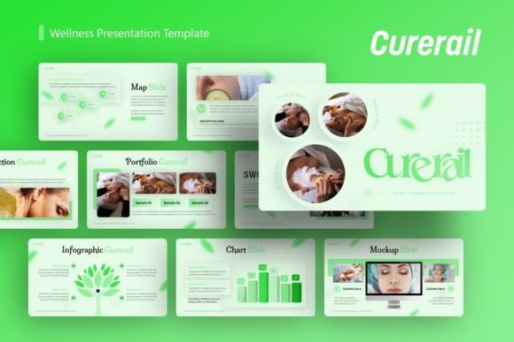 Unveiling Your Wellness Vision: The Curerail Presentation Template
