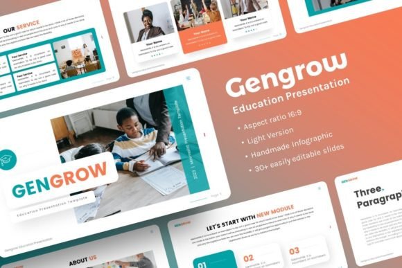 Your Presentation Story: Mastering the Gengrow Education Presentation Template